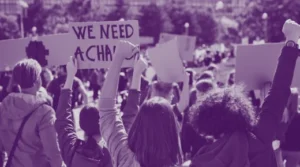 protesting